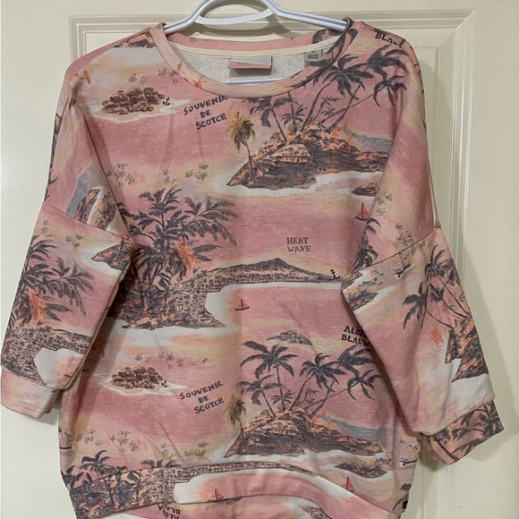 Scotch & Soda Multicolored Boxy Sweatshirt - Picture 1 of 3